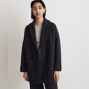 Madewell Herringbone Oversized Sweater Blazer Sz XXS